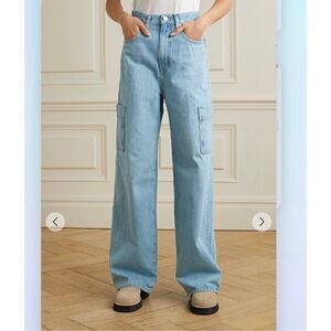 NWT FRAME wide leg high rise jeans
